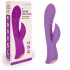 Фиолетовый вибромассажер-кролик 5" Silicone Ripple Passion - 19,1 см.