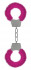 Розовые пушистые наручники OUCH! Pink
