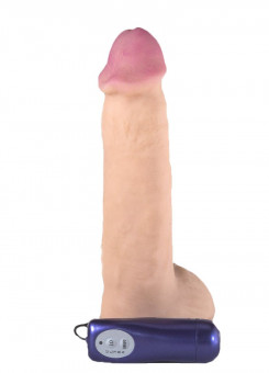 Вибромассажер из киберкожи с выносным блоком управления №50 - 23 см.