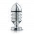 Металлическая анальная пробка Hector Helix Buttplug S - 10 см.