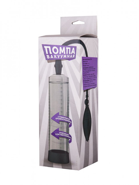 Прозрачная вакуумная помпа с грушей Прозрачная вакуумная помпа с грушей