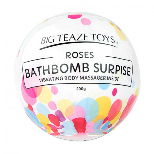 Бомбочка для ванны Bath Bomb Surprise Rose + вибропуля Бомбочка для ванны Bath Bomb Surprise Rose + вибропуля