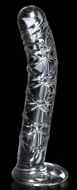 Прозрачный стеклянный стимулятор Icicles № 60 - 15 см. Прозрачный стеклянный стимулятор Icicles № 60 - 15 см.