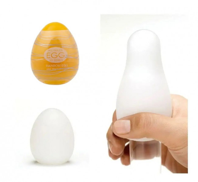 Мастурбатор-яйцо OYO Rainbow Yellow Мастурбатор-яйцо OYO Rainbow Yellow
