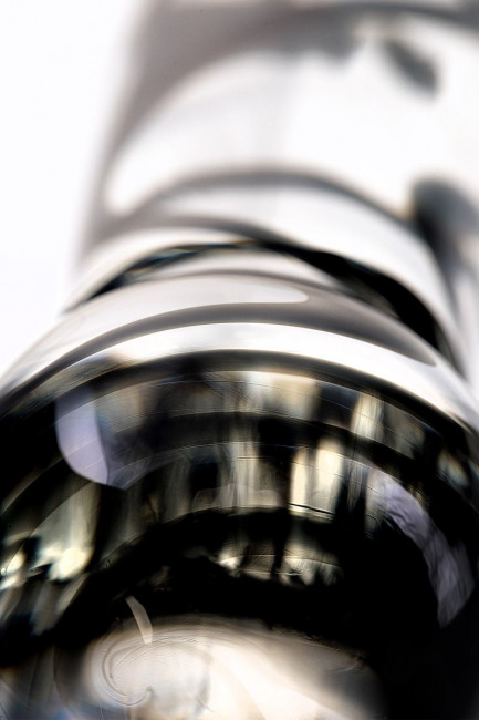 Стеклянный фаллоимитатор из прозрачного стекла со спиралями - 20,5 см. Стеклянный фаллоимитатор из прозрачного стекла со спиралями - 20,5 см.