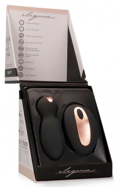 Черные вагинальные шарики Purity с пультом ДУ Черные вагинальные шарики Purity с пультом ДУ