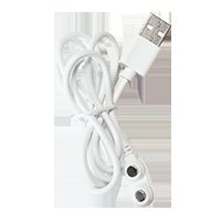 Розовый клиторальный стимулятор Caress с 5 заменяемыми насадками Розовый клиторальный стимулятор Caress с 5 заменяемыми насадками