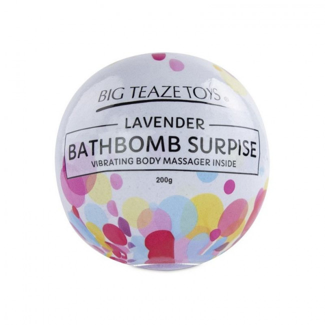 Бомбочка для ванны Bath Bomb Surprise Lavander + вибропуля Бомбочка для ванны Bath Bomb Surprise Lavander + вибропуля