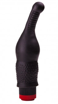 Анальный вибромассажёр с тоненьким стволом - 17 см.