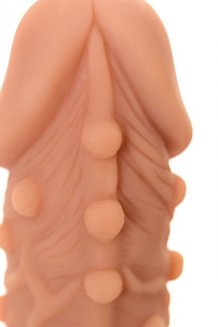 Насадка фаллического вида с венками и шишечками Extreme Sleeve 006 S-size - 12,7 см. Насадка фаллического вида с венками и шишечками Extreme Sleeve 006 S-size - 12,7 см.