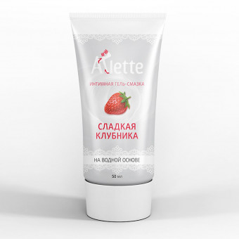 Интимная гель-смазка на водной основе Arlette "Сладкая клубника" - 50 мл.