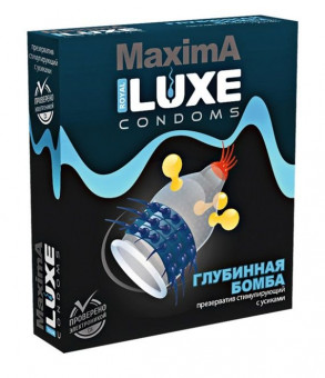 Презерватив LUXE Maxima "Глубинная бомба" - 1 шт.