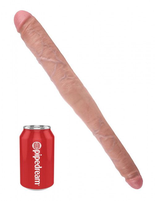 Двусторонний дилдо 16" Tapered Double Dildo - 40,6 см. Двусторонний дилдо 16" Tapered Double Dildo - 40,6 см.