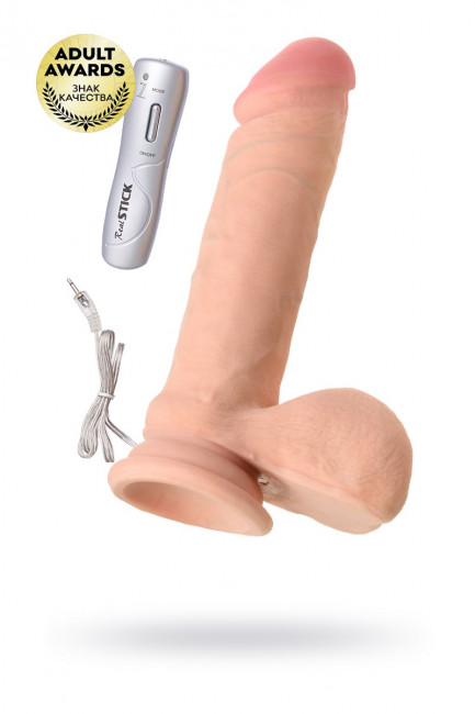 Реалистичный вибратор TOYFA RealStick Elite Vibro - 20 см. Реалистичный вибратор TOYFA RealStick Elite Vibro - 20 см.