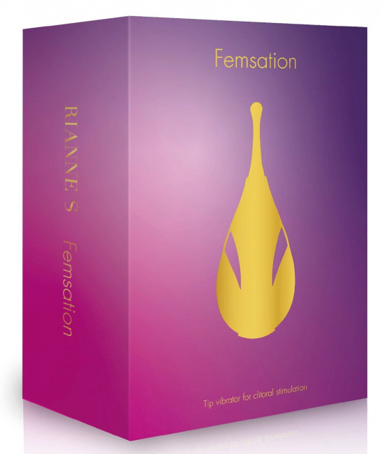 Ярко-розовый клиторальный стимулятор Femsation - 12,6 см. Ярко-розовый клиторальный стимулятор Femsation - 12,6 см.