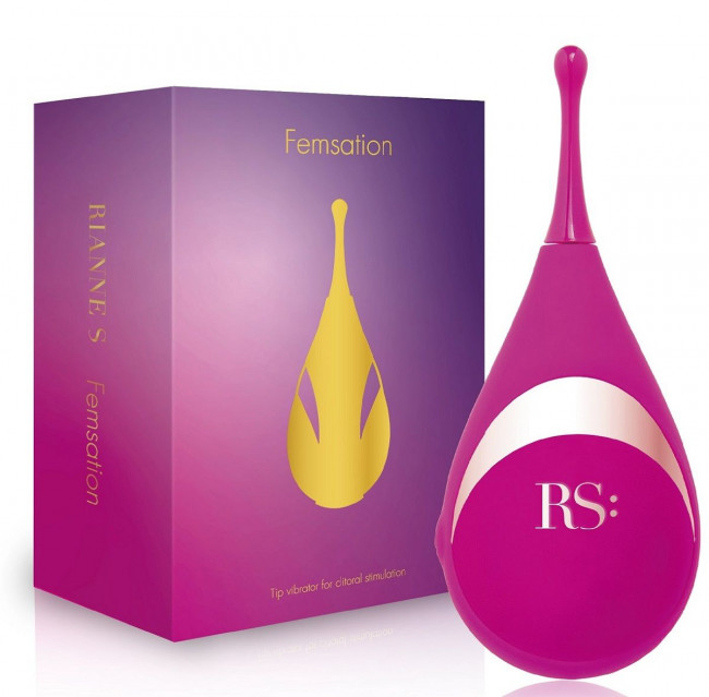 Ярко-розовый клиторальный стимулятор Femsation - 12,6 см. Ярко-розовый клиторальный стимулятор Femsation - 12,6 см.