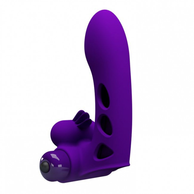 Фиолетовая вибронасадка на палец Orlando Фиолетовая вибронасадка на палец Orlando