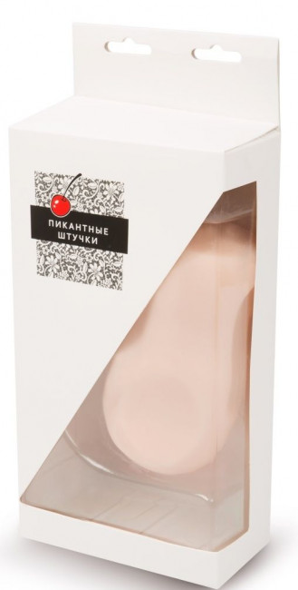 Телесный реалистичный мастурбатор-вагина с розовыми губками