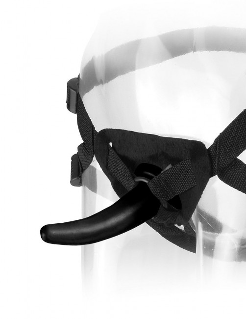 Небольшой гладкий фаллос для анальной стимуляции на регулируемых труcиках The Pegger - 11,4 см. Небольшой гладкий фаллос для анальной стимуляции на регулируемых труcиках The Pegger - 11,4 см.