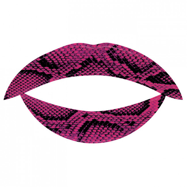 Lip Tattoo Фиолетовая змея