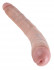 Телесный двусторонний фаллоимитатор 16" Thick Double Dildo - 40,6 см.