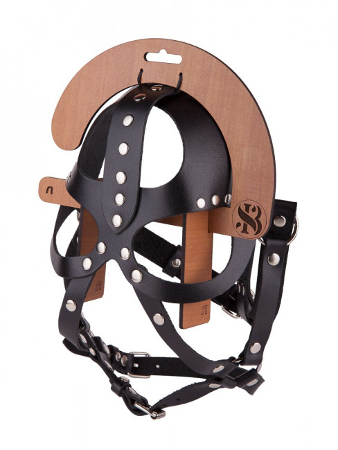 Кожаная маска-шлем "Лектор"