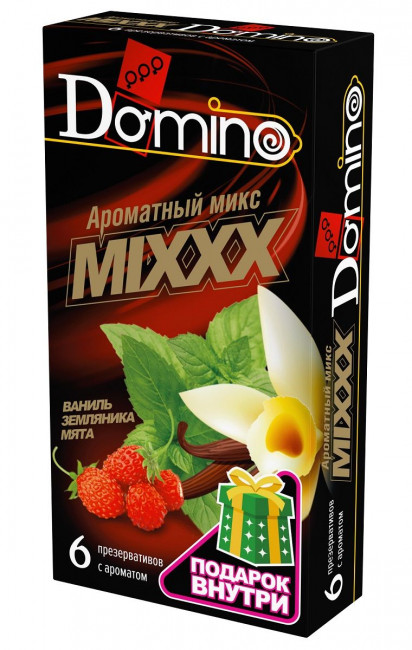 Ароматизированные презервативы DOMINO "Ароматный микс" - 6 шт.