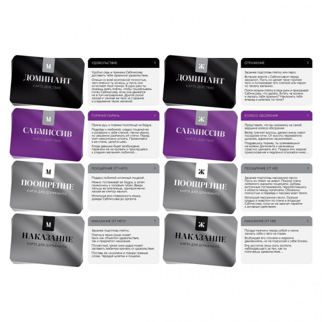 Игра в компактном формате "50 оттенков страсти" Игра в компактном формате "50 оттенков страсти"