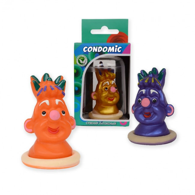 Сувенирный латексный презерватив "Чиполлино" Сувенирный латексный презерватив "Чиполлино"