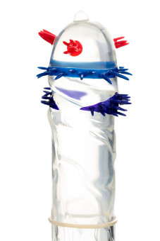 Презерватив с пучками усиков "Стимулирующая штучка №1" - 1 шт.