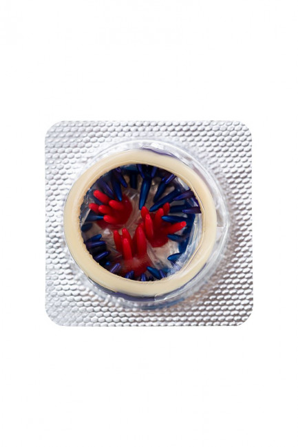 Презерватив с пучками усиков "Стимулирующая штучка №1" - 1 шт. Презерватив с пучками усиков "Стимулирующая штучка №1" - 1 шт.