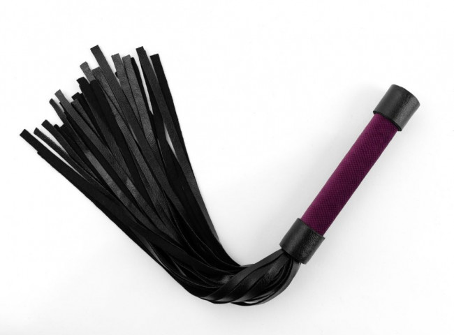 Фиолетово-черная плеть My Rules - 43 см. Фиолетово-черная плеть My Rules - 43 см.