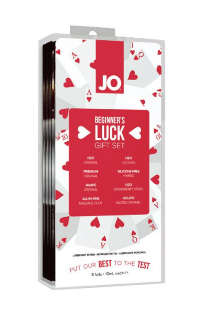 Подарочный набор смазок Beginner’s Luck Kit – 8 саше по 3 мл. Подарочный набор смазок Beginner’s Luck Kit – 8 саше по 3 мл.