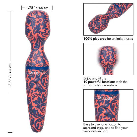 Сине-оранжевый вибромассажер Naughty Bits W.I.L.F Wand I d Like to Fuck Сине-оранжевый вибромассажер Naughty Bits W.I.L.F Wand I d Like to Fuck