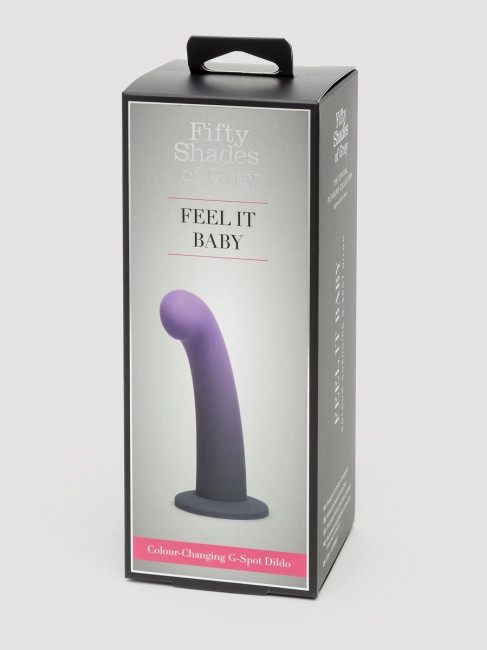 Фиолетовый, меняющий цвет фаллоимитатор Feel It Baby Colour-Changing Silicone G-Spot Dildo - 17,8 см. Фиолетовый, меняющий цвет фаллоимитатор Feel It Baby Colour-Changing Silicone G-Spot Dildo - 17,8 см.