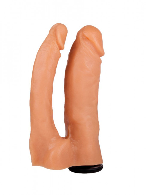 Двойная насадка для страпона Харнесс - 15 см. Двойная насадка для страпона Харнесс - 15 см.