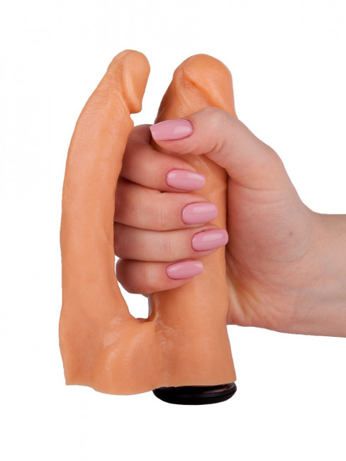 Двойная насадка для страпона Харнесс - 15 см. Двойная насадка для страпона Харнесс - 15 см.