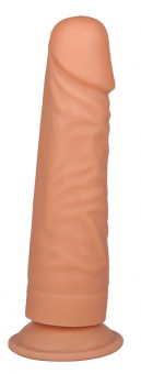 Фаллоимитатор на присоске из нежного геля - 17,5 см.