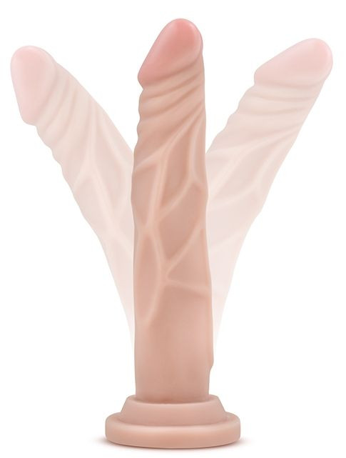 Телесный фаллоимитатор 7.5 Inch Silicone Dildo - 19 см.