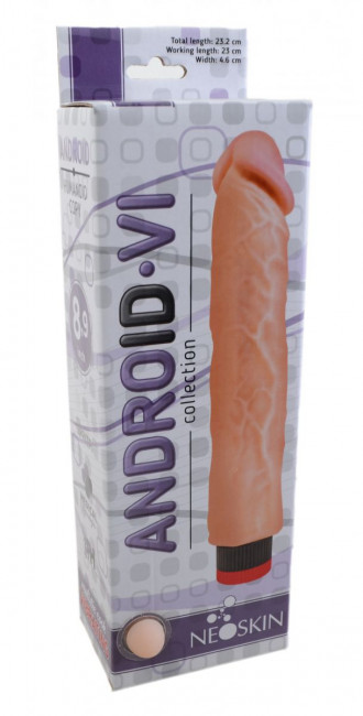 Вибратор-реалистик без мошонки ANDROID Collection-VI - 23,2 см. Вибратор-реалистик без мошонки ANDROID Collection-VI - 23,2 см.