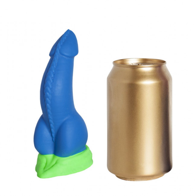 Синий фаллоимитатор "Дракон Эглан Mini" - 17 см. Синий фаллоимитатор "Дракон Эглан Mini" - 17 см.