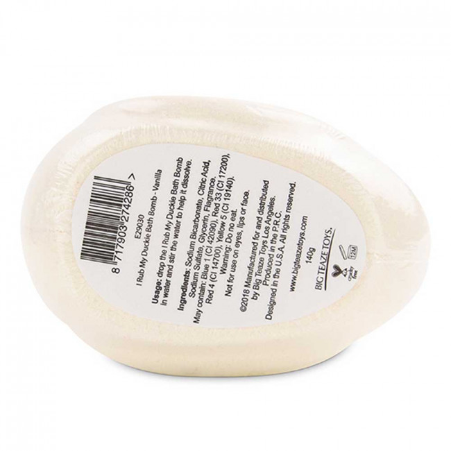 Бомба для ванны I Rub My Duckie Vanilla с ароматом ванили Бомба для ванны I Rub My Duckie Vanilla с ароматом ванили