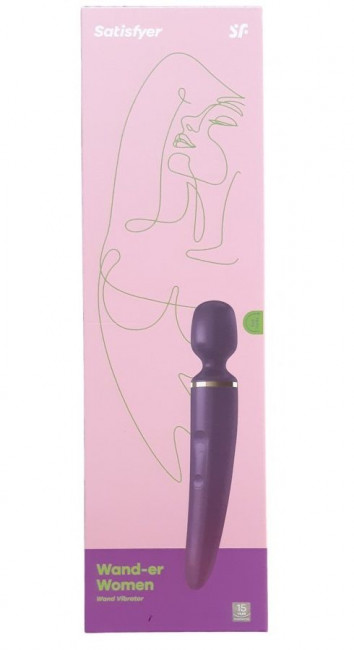 Фиолетовый вибратор Satisfyer Wand-er Woman Фиолетовый вибратор Satisfyer Wand-er Woman