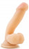 Телесный фаллоимитатор на присоске 6.5" Sensa Feel Dildo - 17,78 см.