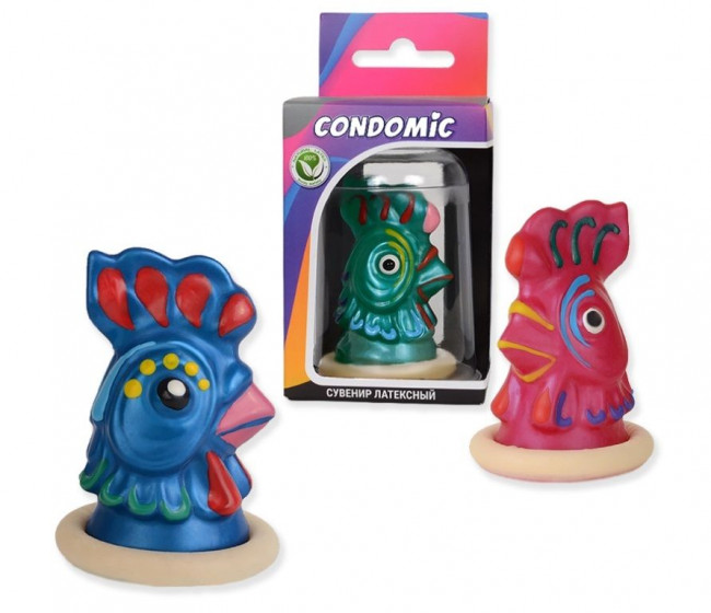Сувенирный латексный презерватив "Какаду" Сувенирный латексный презерватив "Какаду"