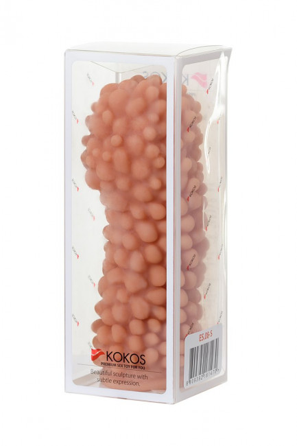 Насадка на фаллос с пузыриками по всей поверхности Extreme Sleeve 008 L-size - 15,5 см.