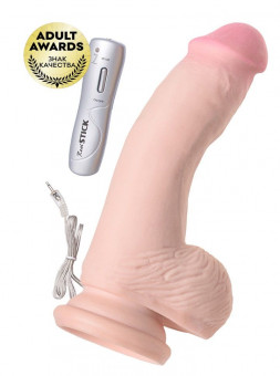 Вибратор-реалистик на присоске - 18 см.