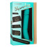 Бирюзовый гладкий вибратор Shameless Flirt - 25,5 см.