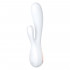 Белый вибратор-кролик Satisfyer Mono Flex с управлением через приложение - 20,4 см.