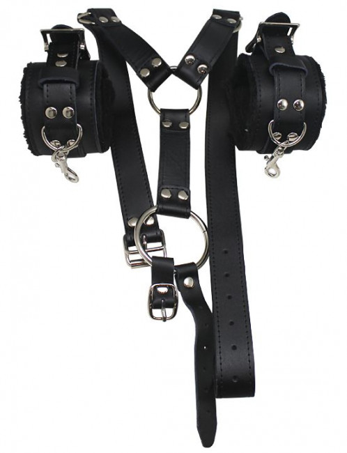 Мужской фиксатор руки-талия-пенис Мужской фиксатор руки-талия-пенис